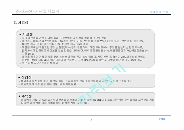 [제안서] 애완동물종합쇼핑몰 Zoozoomart 사업 제안서.ppt